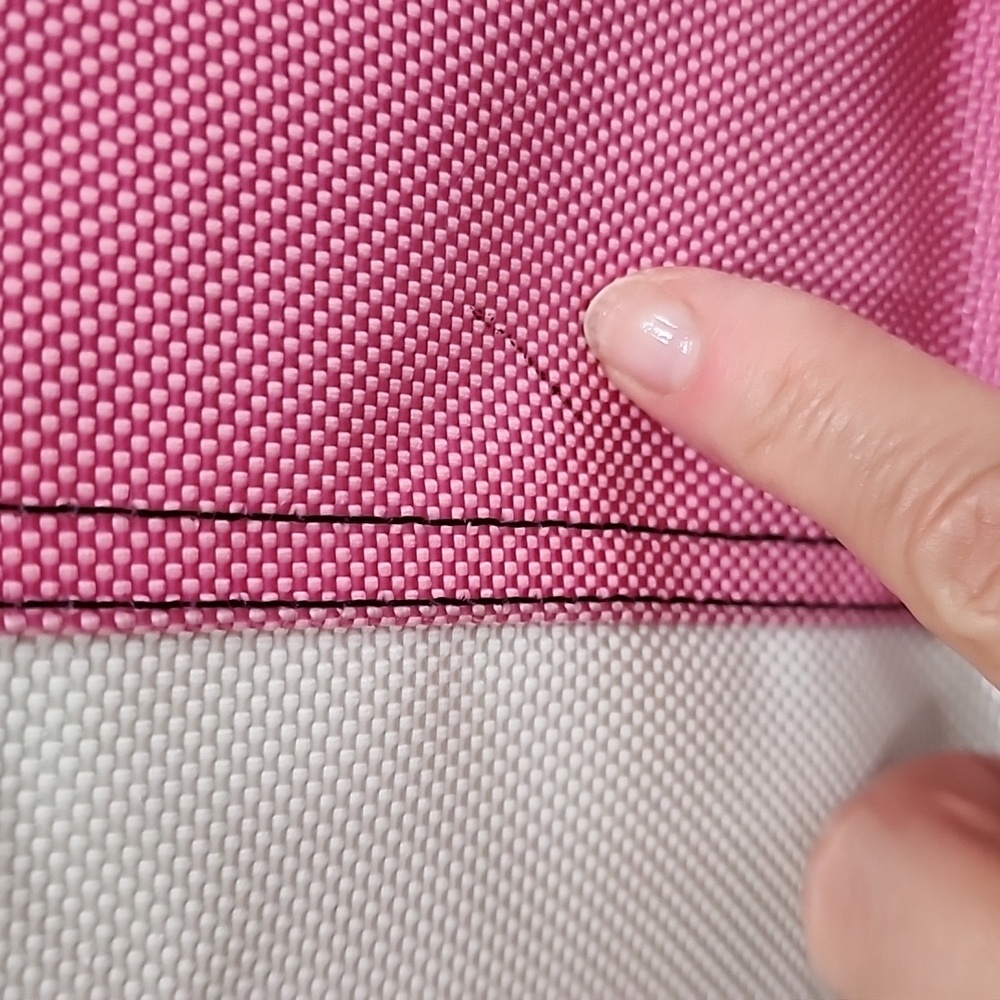 Timbuk2 Classic Billboard Messenger Bag Pink and White Medium Size Carry On - Picture 12 of 16